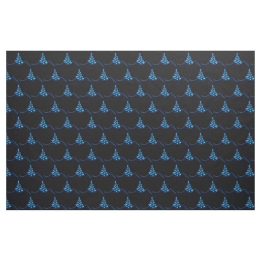 Weihnachtsbaum SlipperyJoe strahlt blau s Stoff (Yard (91,4 cm))