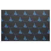 Weihnachtsbaum SlipperyJoe strahlt blau s Stoff (Fat Quarter (45,7 x 55,9 cm))