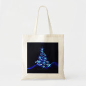 Weihnachtsbaum SlipperyJoe strahlt blau s Tragetasche (Vorne)
