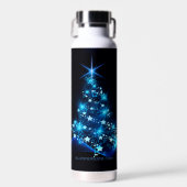 Weihnachtsbaum SlipperyJoe strahlt blau s Trinkflasche (Vorne)