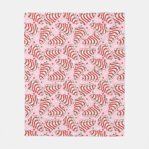 Weihnachtsbaum Snack Cake Fleece Blanket