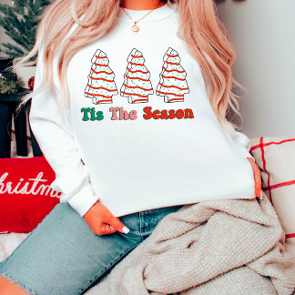 Weihnachtsbaum Snack Cakes Sweatshirt