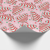 Weihnachtsbaum-Snack-Torte-Verpackungspapier Geschenkpapier (Ecke)