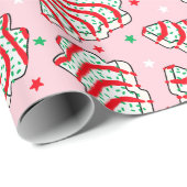 Weihnachtsbaum-Snack-Torte-Verpackungspapier Geschenkpapier (Rolleneckpunkt)