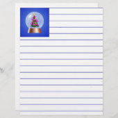 Weihnachtsbaum Snow Globe (Vorne/Hinten)