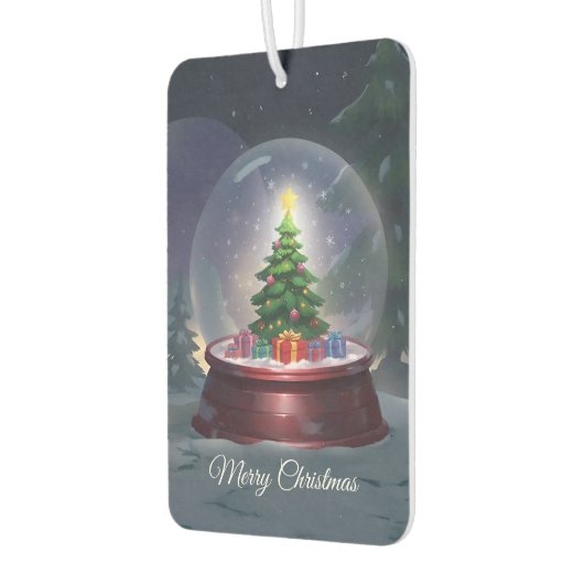 Weihnachtsbaum Snow Globe Autolufterfrischer (Links)