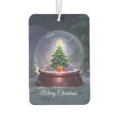 Weihnachtsbaum Snow Globe Autolufterfrischer (Rückseite)