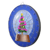 Weihnachtsbaum Snow Globe Dartscheibe (Vorderseite rechts)