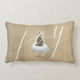 Weihnachtsbaum Snow Globe Goldene Freude Drehbuch  Lendenkissen