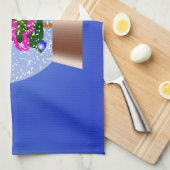 Weihnachtsbaum Snow Globe Handtuch (Viertel Falte)