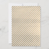 Weihnachtsbaum Snow Globe Pink Weihnachtskarte Einladung (Rückseite)