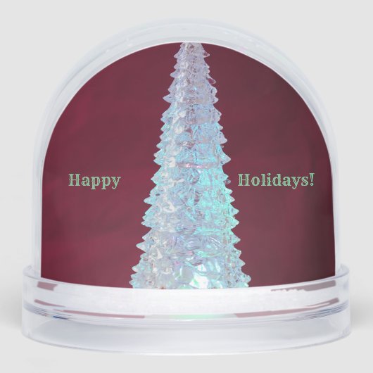 Weihnachtsbaum Snow Globe Schneekugeln (Vorderseite)