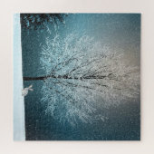 Weihnachtsbaum & Snow Jigsaw Puzzle (Horizontal)