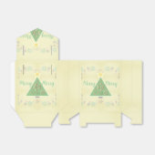 Weihnachtsbaum Snowflake Favor Box Geschenkschachtel (Ungefaltet)