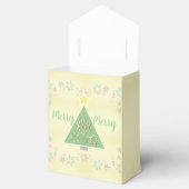 Weihnachtsbaum Snowflake Favor Box Geschenkschachtel (Geöffnet)