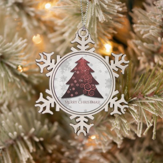 Weihnachtsbaum Snowflake Ornament (Baum)