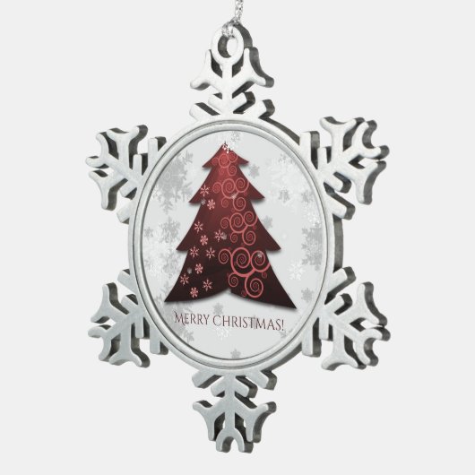 Weihnachtsbaum Snowflake Ornament (Rechts)