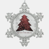 Weihnachtsbaum Snowflake Ornament (Vorderseite)