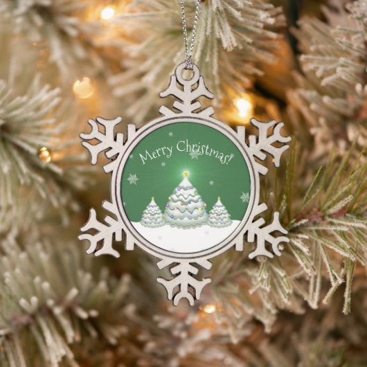Weihnachtsbaum Snowflake Ornament (Baum)