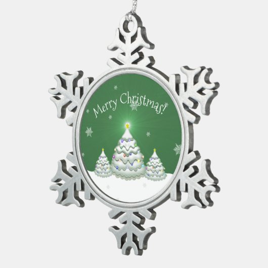 Weihnachtsbaum Snowflake Ornament (Rechts)