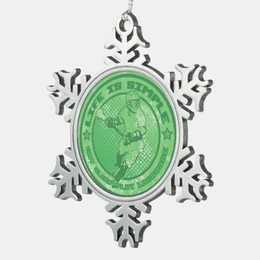 Weihnachtsbaum Snowflake Ornament, Weihnachten Schneeflocken Zinn-Ornament (Rechts)