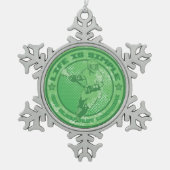 Weihnachtsbaum Snowflake Ornament, Weihnachten Schneeflocken Zinn-Ornament (Vorderseite)