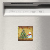 Weihnachtsbaum Snowman Magnet (In Situ (Geschirrspüler))
