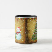 Weihnachtsbaum Snowman Tasse (Zentrum)