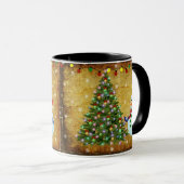 Weihnachtsbaum Snowman Tasse (VorderseiteRechts)
