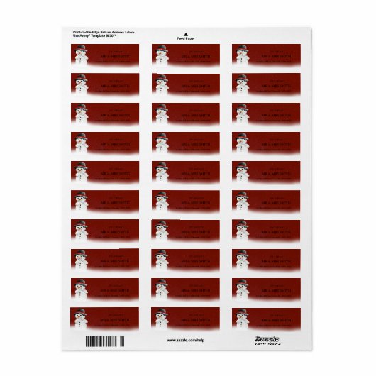 Weihnachtsbaum, Snowman-Zaubersiegel (Vorne)