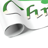 Weihnachtsbaum & Snowmen - Geschenkpapier (Rolleneckpunkt)