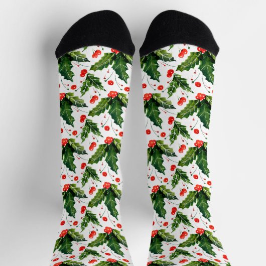 Weihnachtsbaum Socken (Oben)