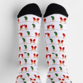 Weihnachtsbaum Socken (Oben)