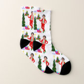Weihnachtsbaum Socken (Paar)