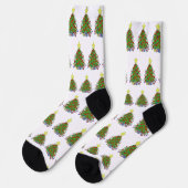 Weihnachtsbaum Socken (Linkes Detail)