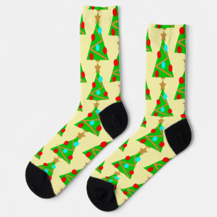 Weihnachtsbaum-Socken Socken