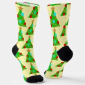 Weihnachtsbaum-Socken Socken (Gewinkelt)