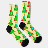 Weihnachtsbaum-Socken Socken (Rechts)