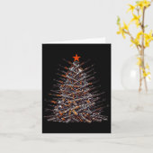 Weihnachtsbaum Sonnen Weihnachten Weihnachten 2024 Karte (Gelbe Blume)