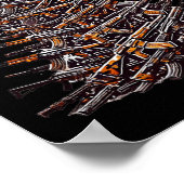 Weihnachtsbaum Sonnen Weihnachten Weihnachten 2024 Poster (Ecke)