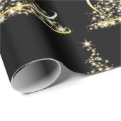 Weihnachtsbaum Sparkling Gold Feiertag Geschenkpapier (Rolleneckpunkt)