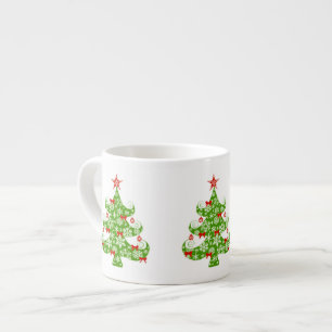 Weihnachtsbaum-Spezialität-Tasse Espressotasse