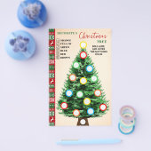 Weihnachtsbaum-Spiel hässlicher Sweater-Karten dek Flyer (Einzeln)