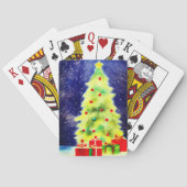 Weihnachtsbaum Spielkarten (Rückseite)
