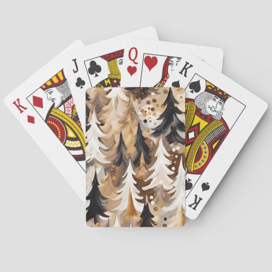 Weihnachtsbaum Spielkarten | Feiertagskarten (Rückseite)