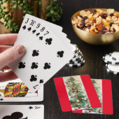 Weihnachtsbaum-Spielkarten Spielkarten (In Situ)