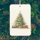 Weihnachtsbaum & Spielzeugzug Air Freshener Autolufterfrischer