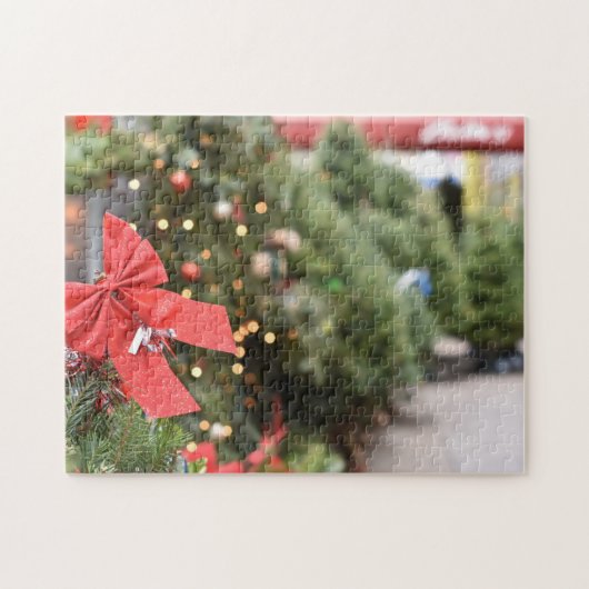 Weihnachtsbaum Stand Upper West Side New York Puzzle (Horizontal)