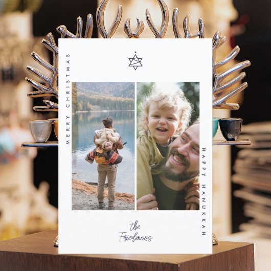 Weihnachtsbaum-Star von David Feiertagskarte