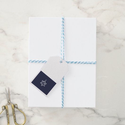 Weihnachtsbaum-Star von David Geschenkanhänger (Mit Garn)